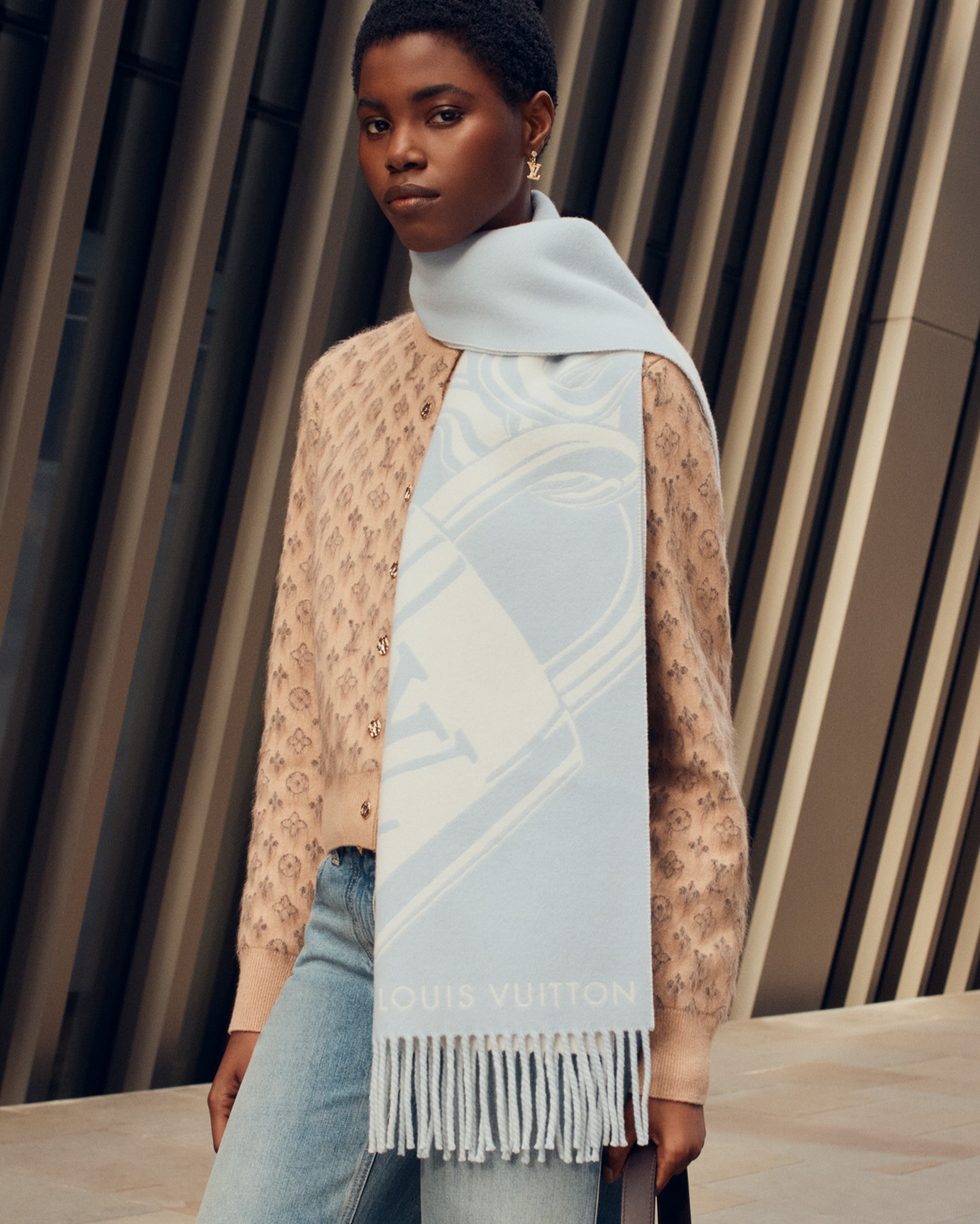Grey Scarves for Women | LOUIS VUITTON ®