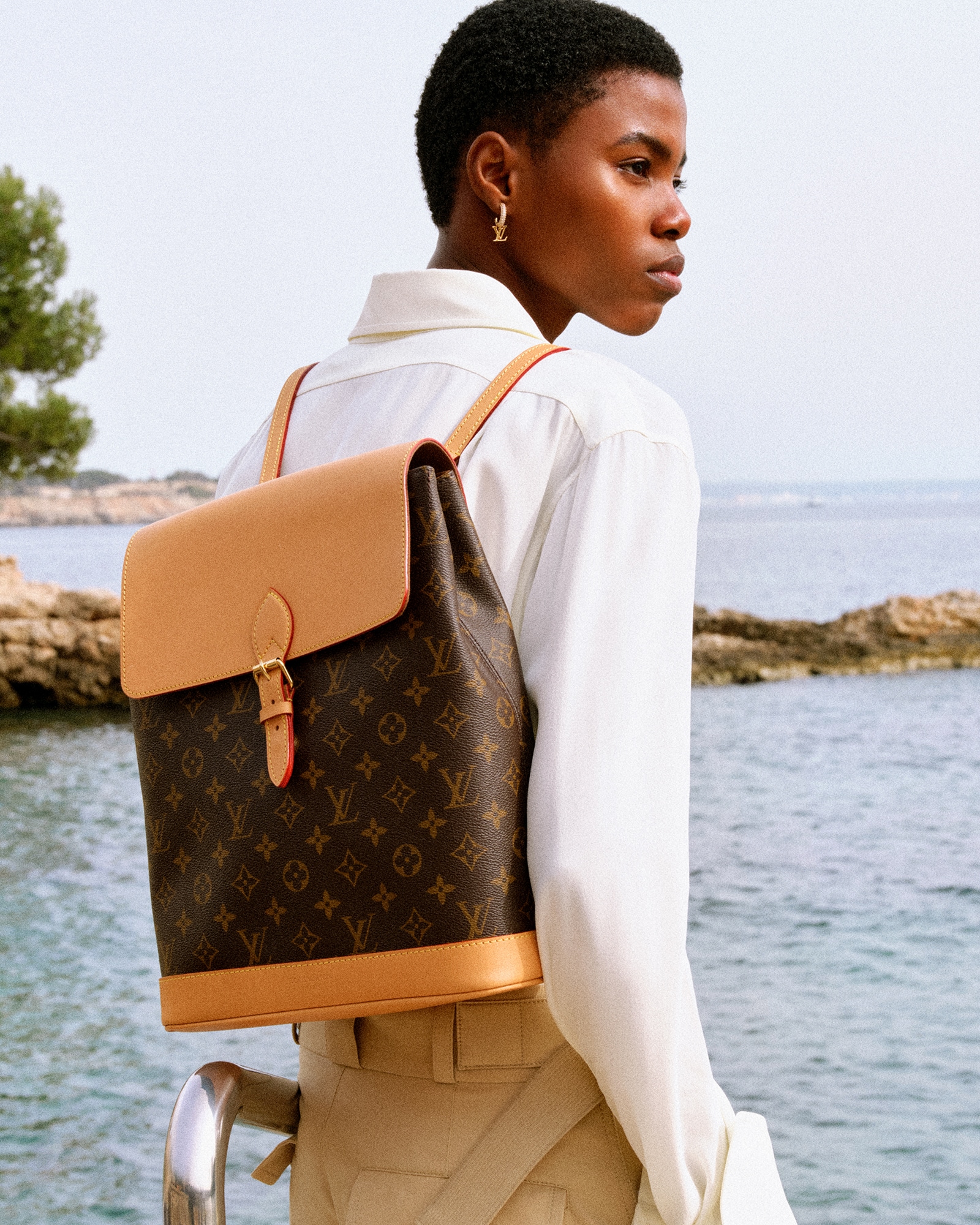 louis vuitton bags womens backpack Monogram Moon way top zip closure Monogram Backpacks Women's Bags |