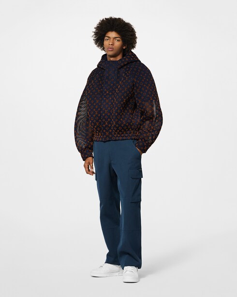 Gradient Monogram Mesh Blouson - Men - Ready-to-Wear | LOUIS VUITTON