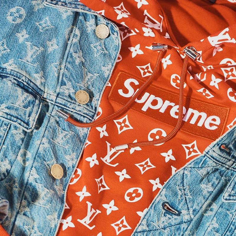 LV ready-to-wear in collaboration with Supreme