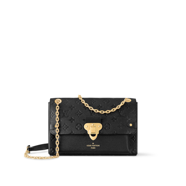 black louis vuitton bag empreinte