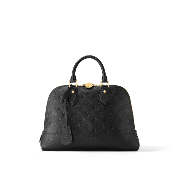 black louis vuitton bag empreinte