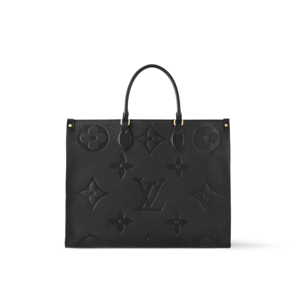 black louis vuitton bag empreinte