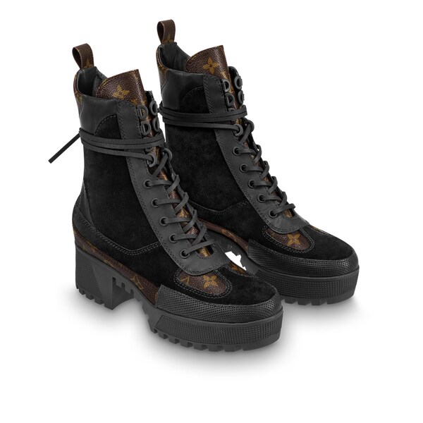 louis vuitton combat boots heels