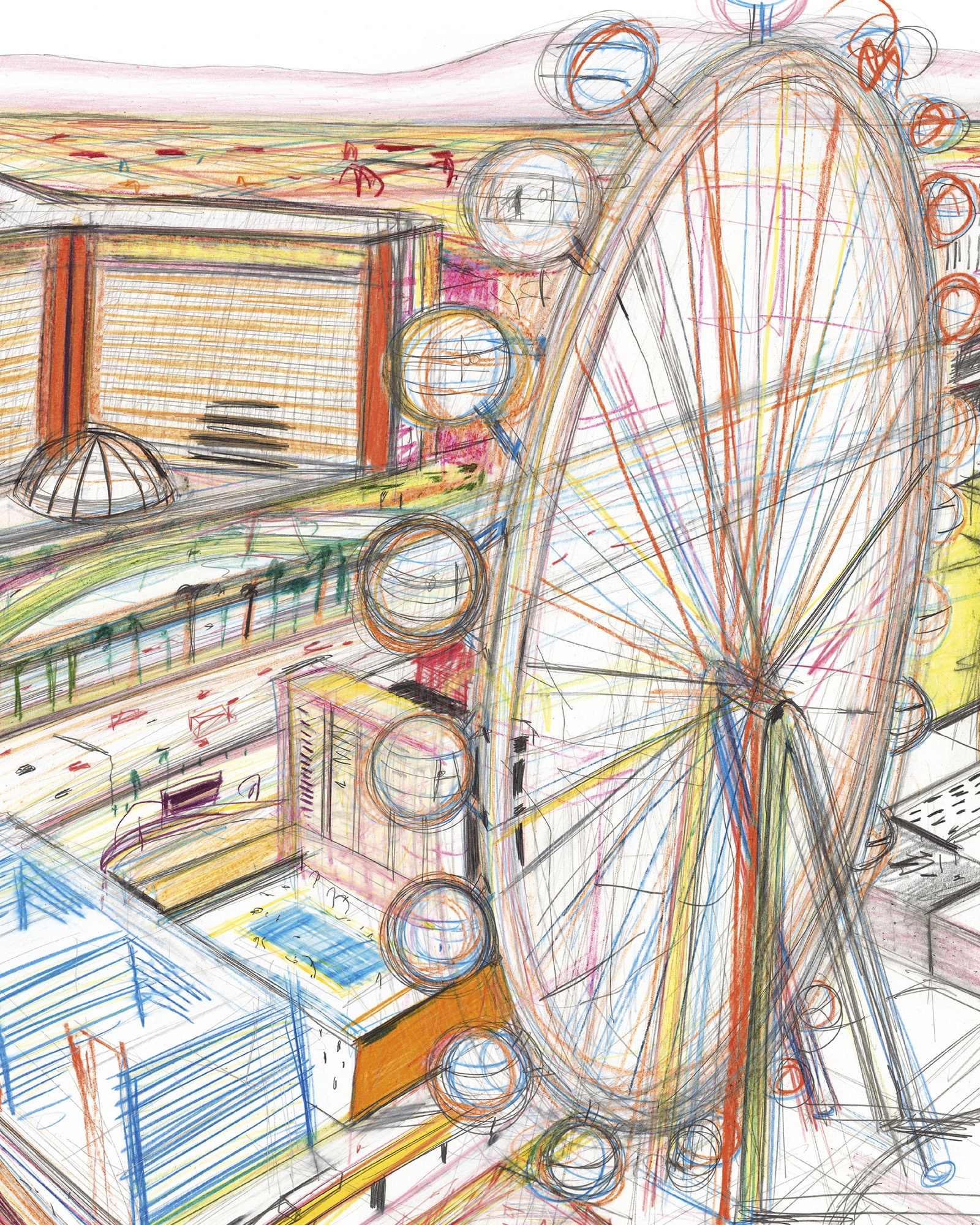 Travel Book: Las Vegas by Yann Kebbi | LOUIS VUITTON ®
