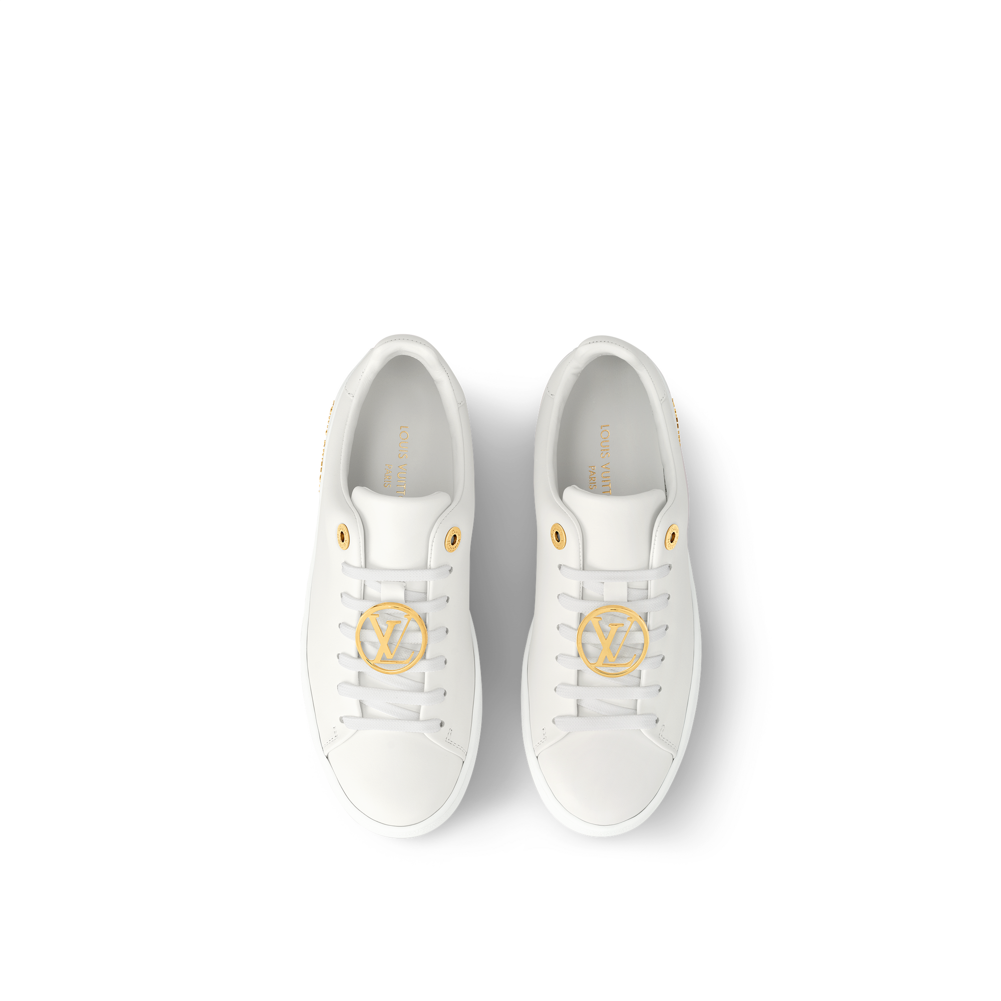 louis vuitton sneakers white and gold