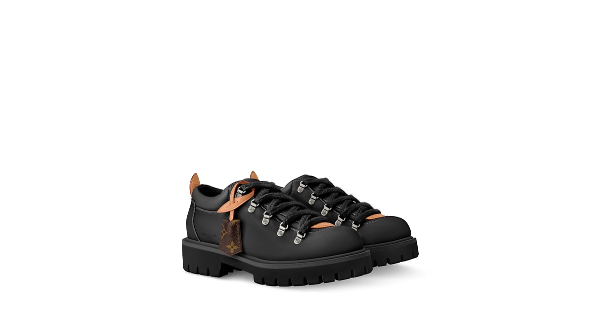 ?Louis Vuitton? Black Leather LV Harness Derby Size EU42/US9? LV Flex Derby - Men - Shoes | LOUIS VUITTON ® main image 2
