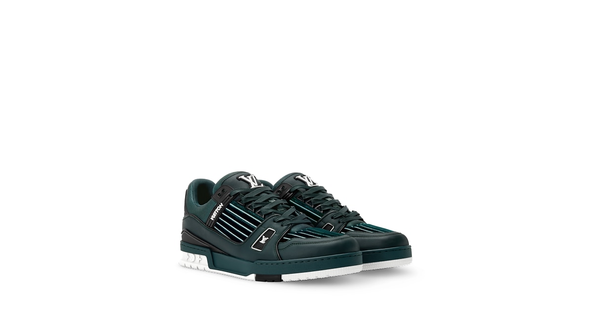 Louis Vuitton LV Trainer Sneaker US 11 SPB-TS 366139 LOUIS VUITTON TRAINER 1AAHS3 Virgil Abloh Sneaker Black Gray  main image 4