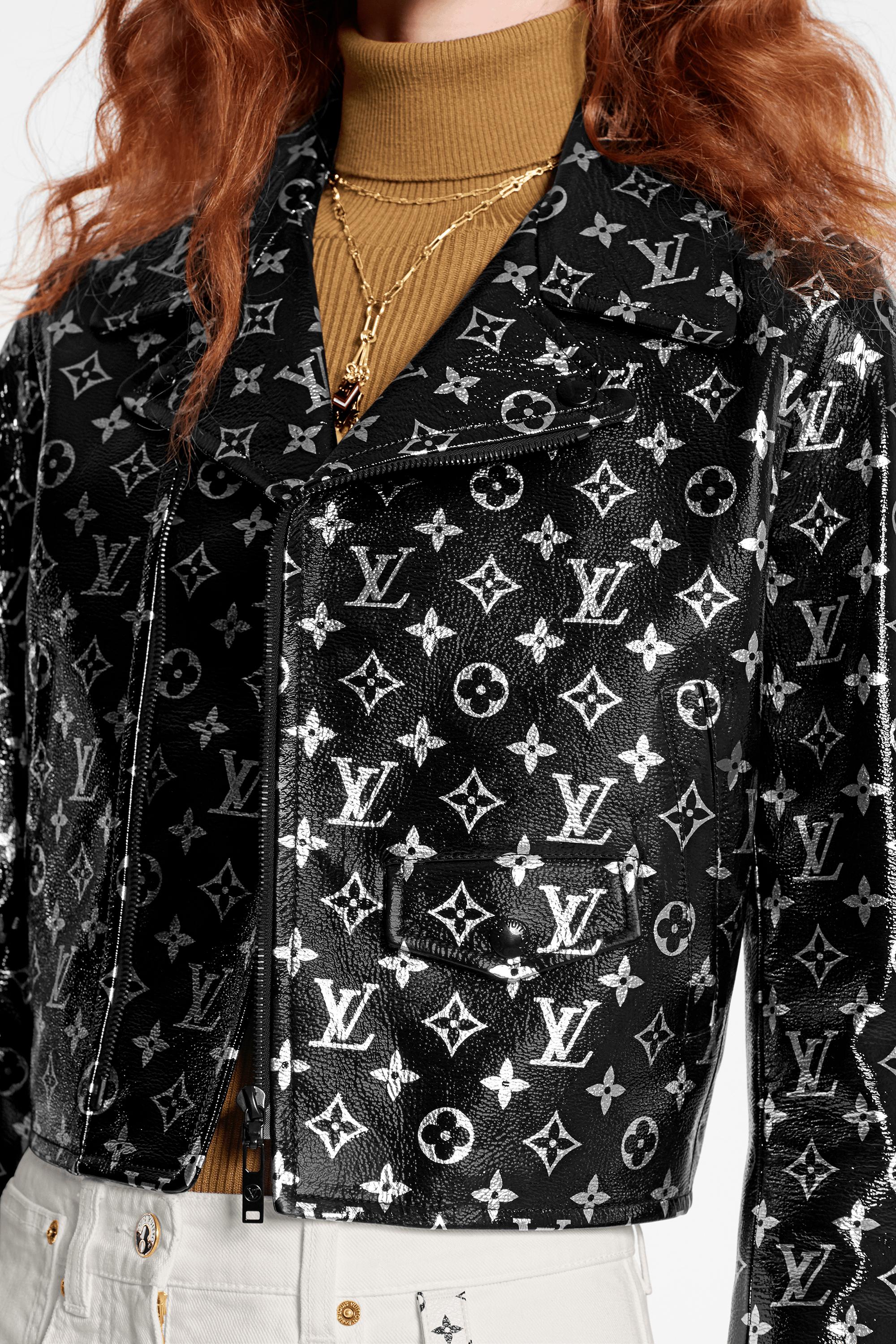 louis vuitton print jacket