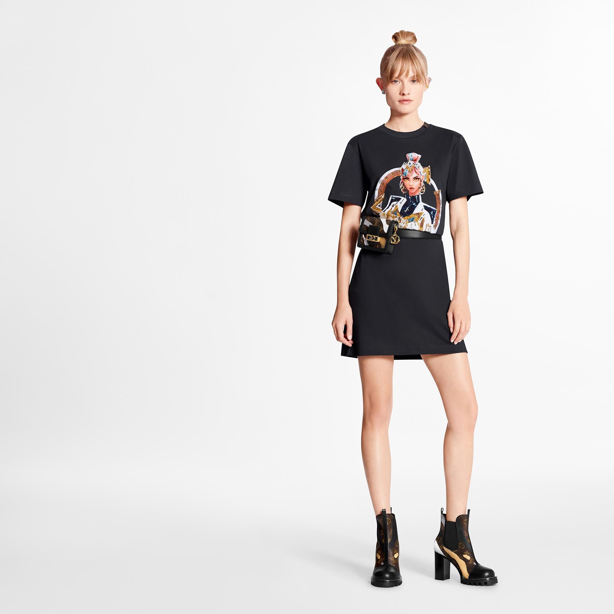 iconic monogram box tshirt dress