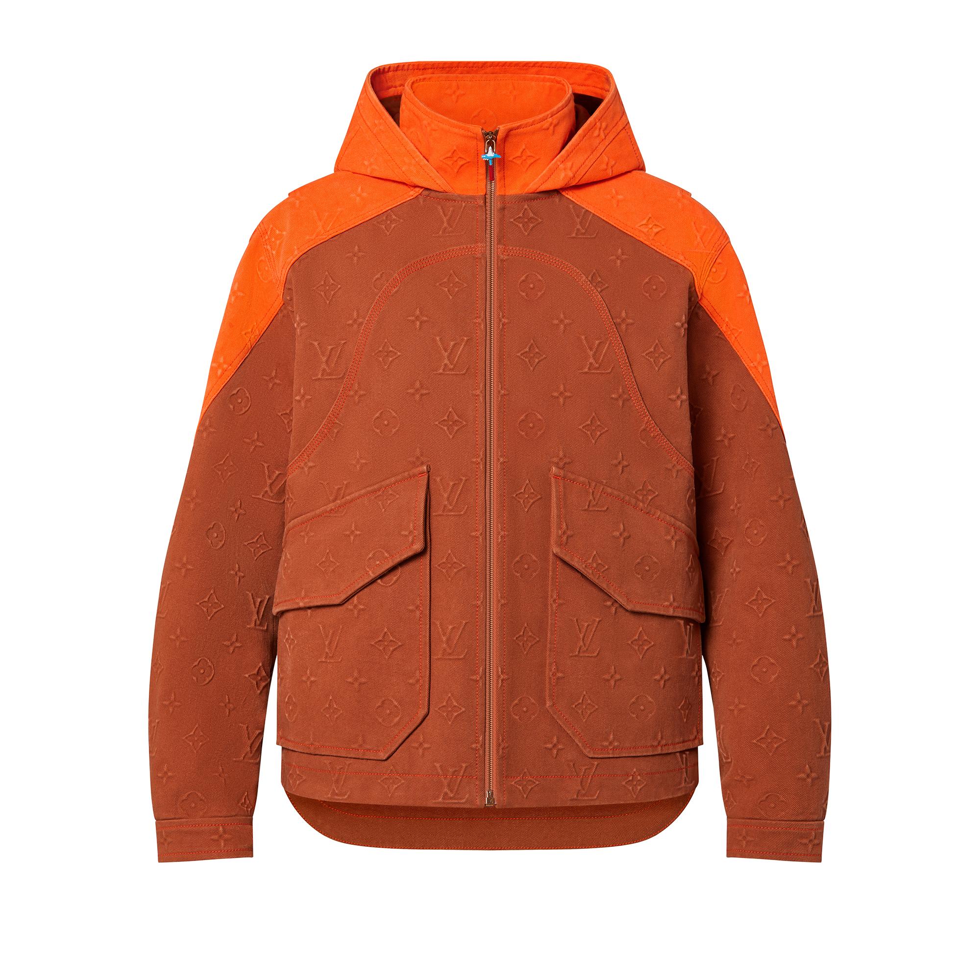 louis vuitton orange jacket