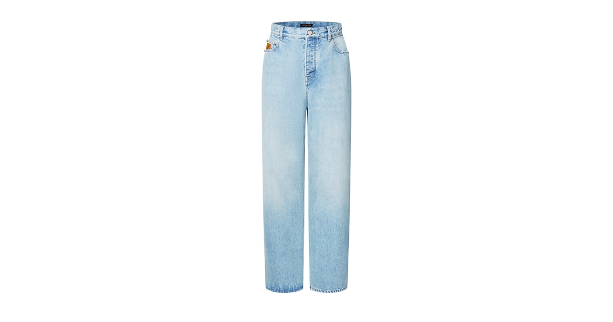 Wide Leg Fit Denim Pants - Men - Ready-to-Wear | LOUIS VUITTON ®