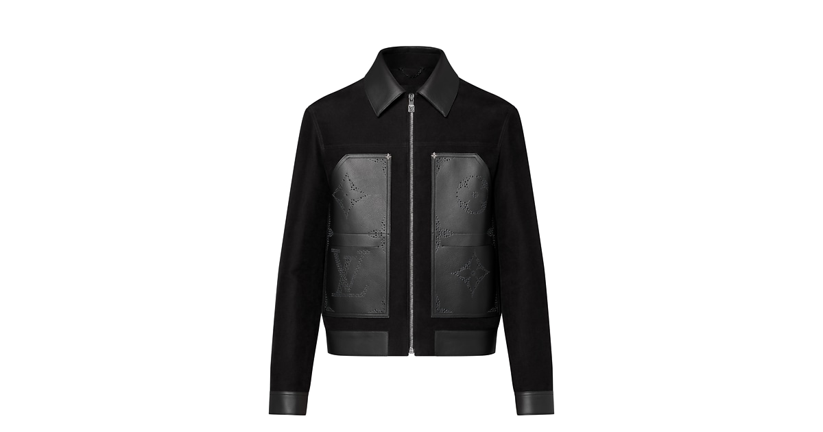 Monogram Mix Leather Workwear Blouson