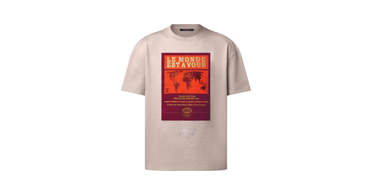 Embellished Graphic Cotton T-Shirt - Men - Ready-to-Wear | LOUIS 
