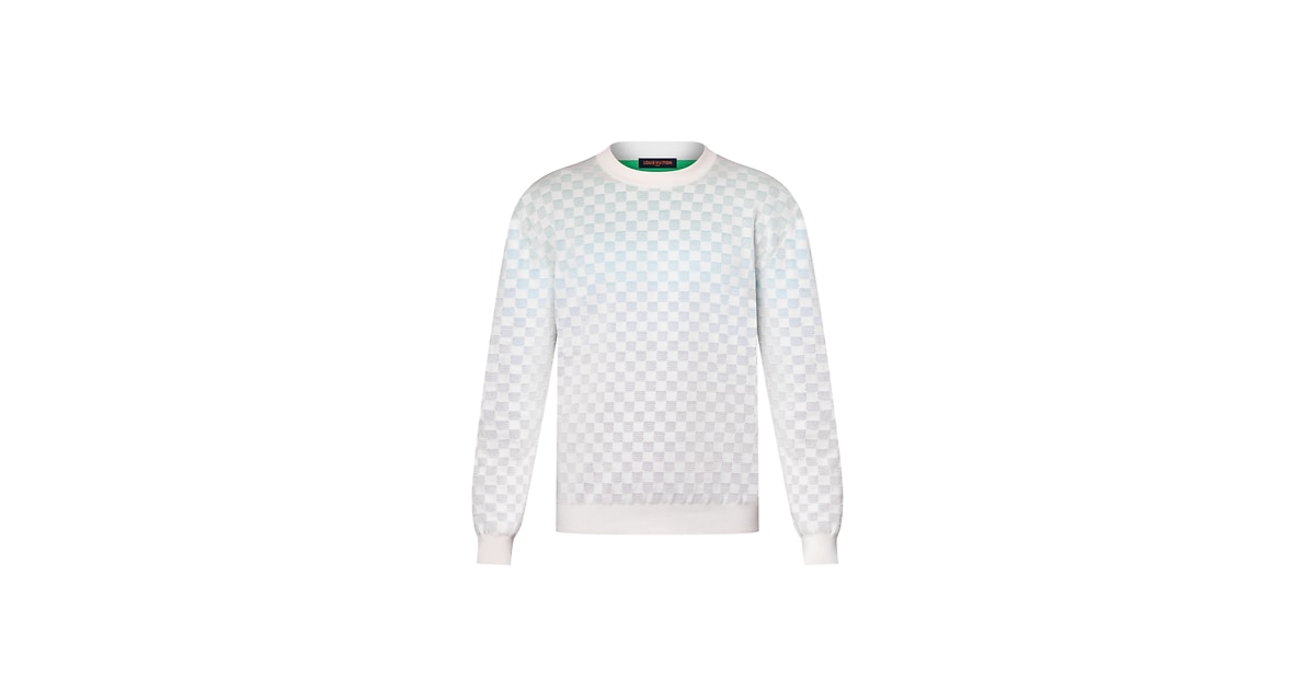 Damier Gradient Jacquard Pullover