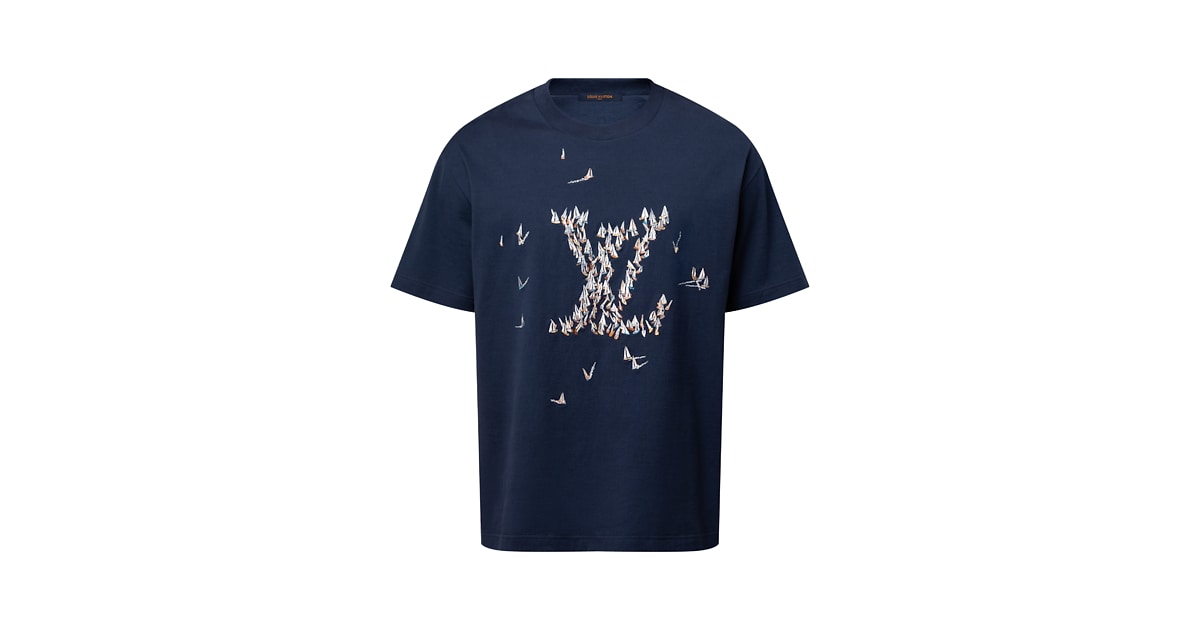 Embroidered Cotton T-Shirt - Men - Ready-to-Wear | LOUIS VUITTON ®