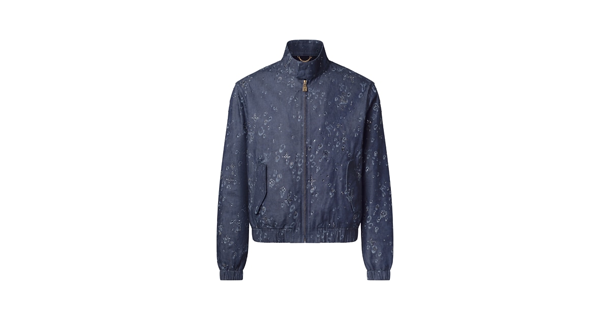 Embellished Denim Harrington Jacket - Men - Ready-to-Wear | LOUIS 