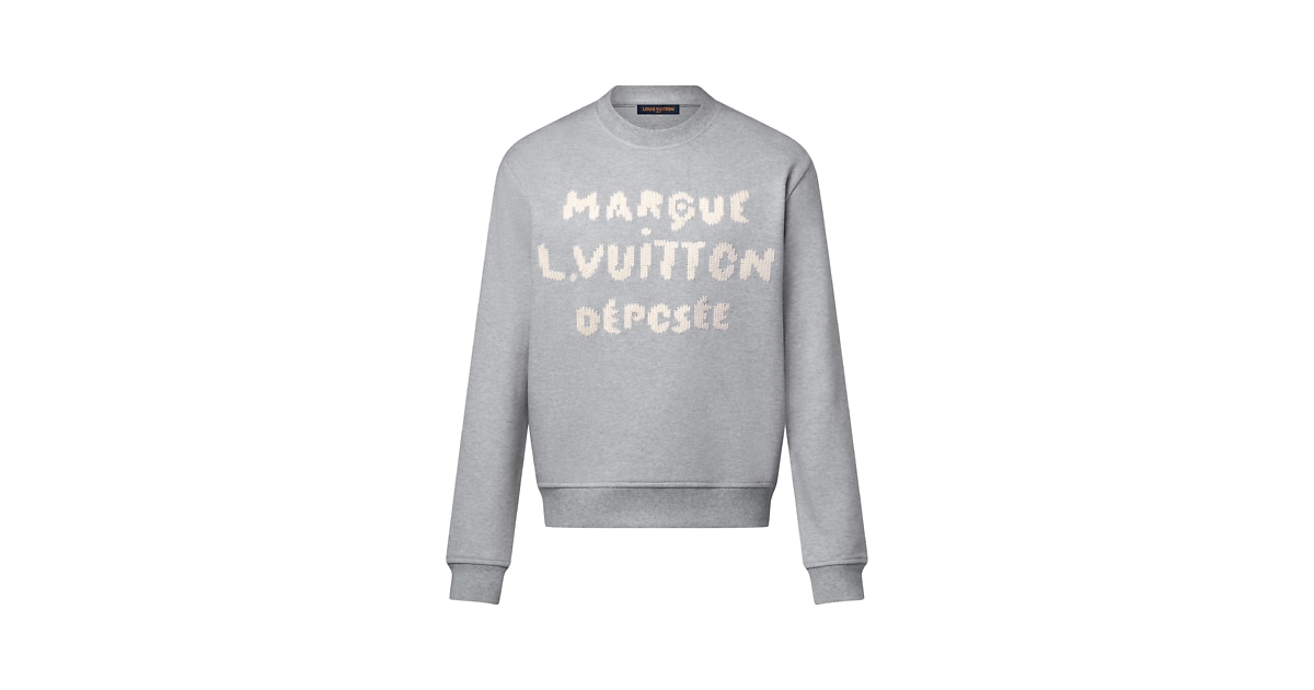 Embroidered Signature Sweatshirt - Men - Ready-to-Wear | LOUIS 