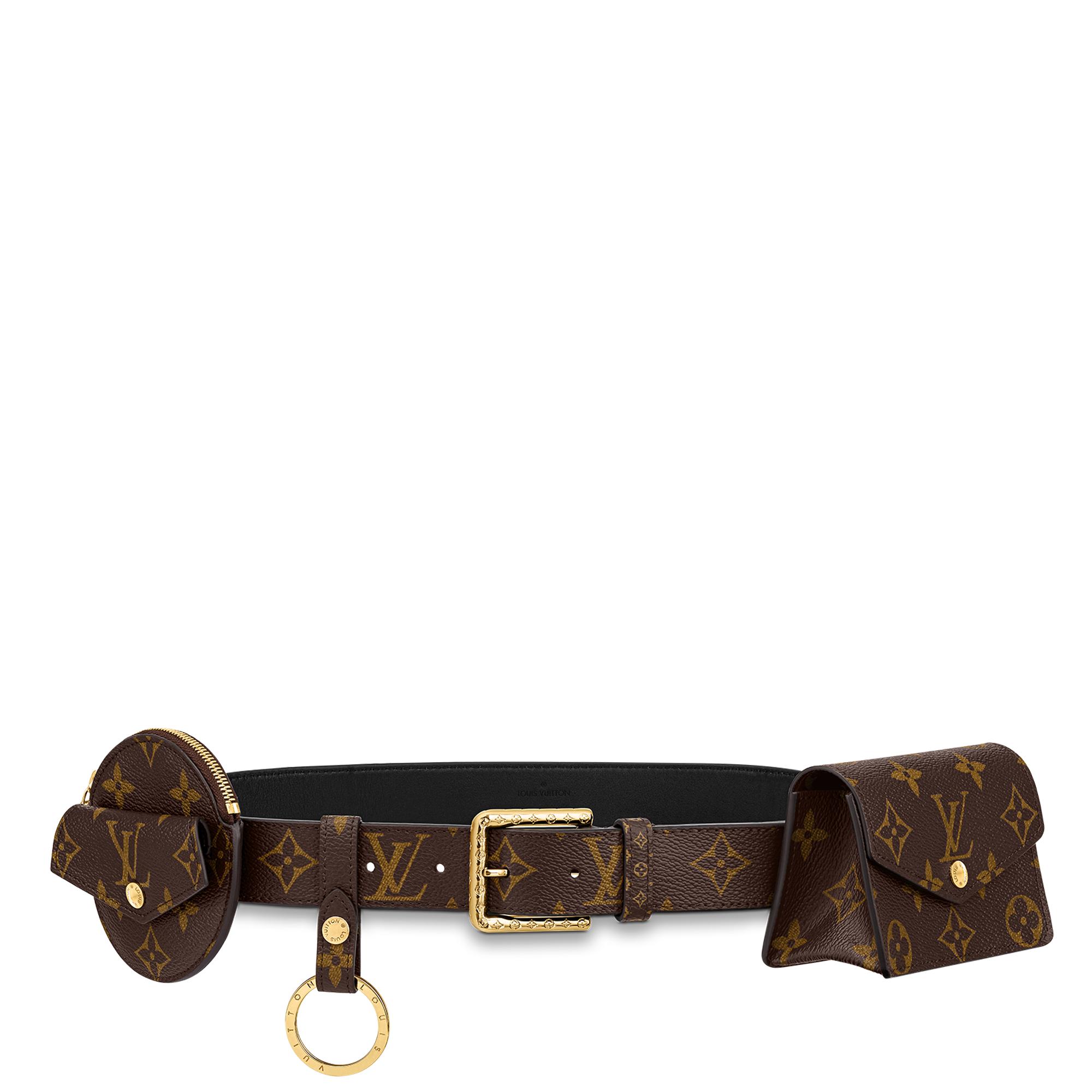 Daily Multi Pocket 30mm Belt Monogram In Brown Accessories
