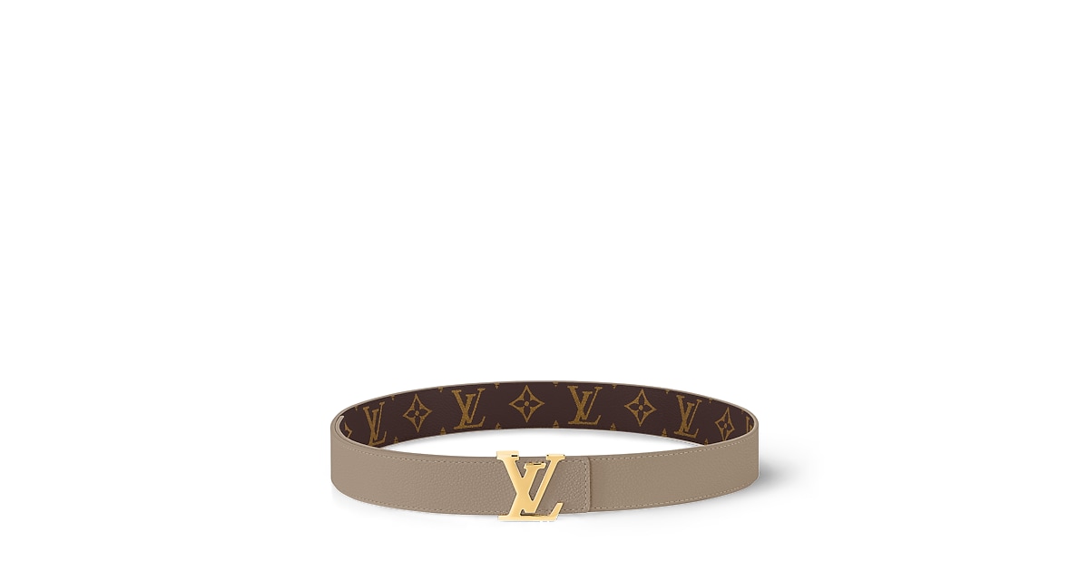 Louis Vuitton LV Initiales 30mm Reversible Belt LV Initiales 30MM Reversible Leather/Monogram Belt Size 95  main image 3