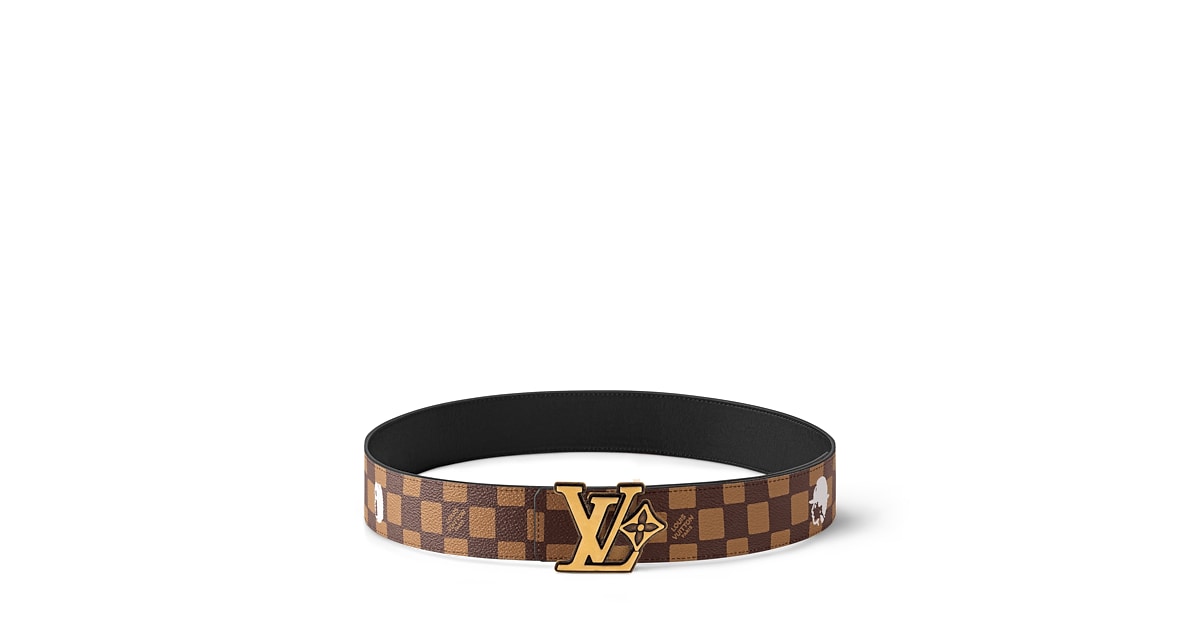 Louis Vuitton Belt LV Initiales 40mm Reversible Belt Damier Graphite Canvas  main image 4