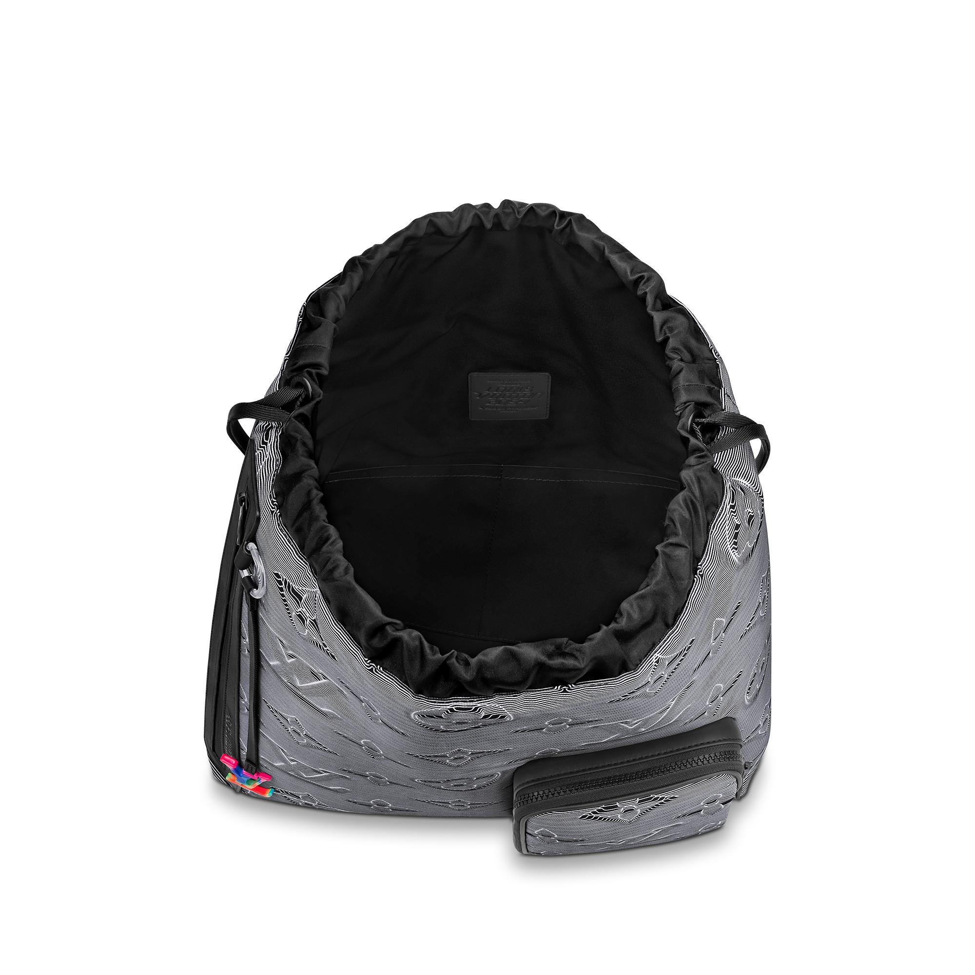 Drawstring Backpack Monogram Other in Grey - Bags M44940 ...