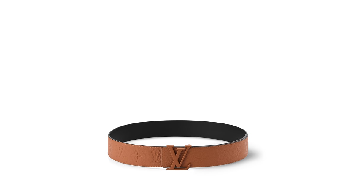 LV Initiales Taurillon Monogram 40mm Reversible Belt - Men 