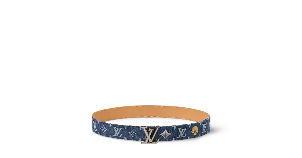 Louis Vuitton Belt Epi Denim M6076 LV Dimension Denim 35mm Reversible Belt - Men - Accessories  main image 2