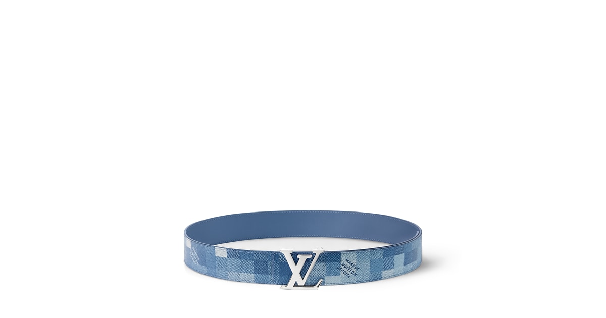 LV Initiales Damoflage 40mm Reversible Belt - Men 