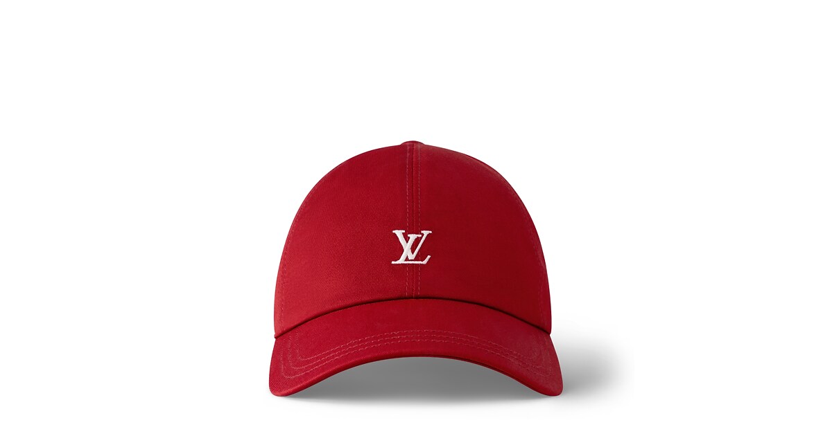 LOUIS VUITTON M7176L Cap League hat cap baseball cap cotton White/wine-red LOUIS VUITTON LV Match Cap Cotton Terracotta main image 4