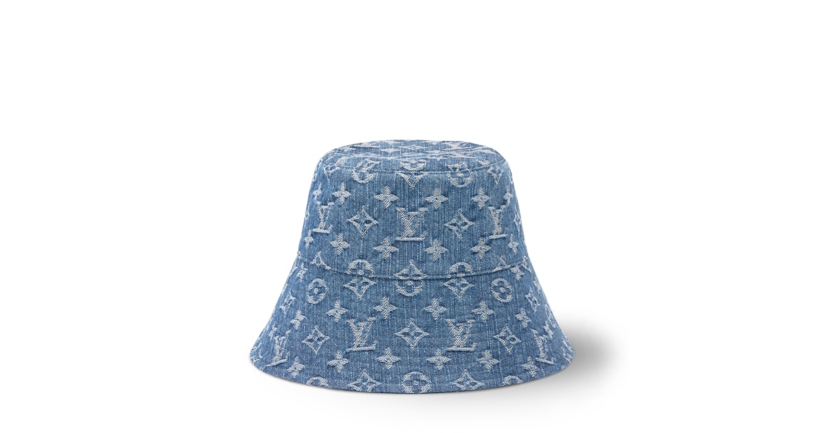LOUIS VUITTON DENIM FADE BUCKET HAT Louis-Vuitton-LV-Remix-Bucket-  main image 3