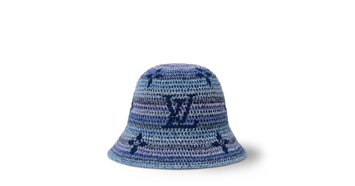 Monogram Stripes Crochet Bucket Hat S00 - Men - Accessories 