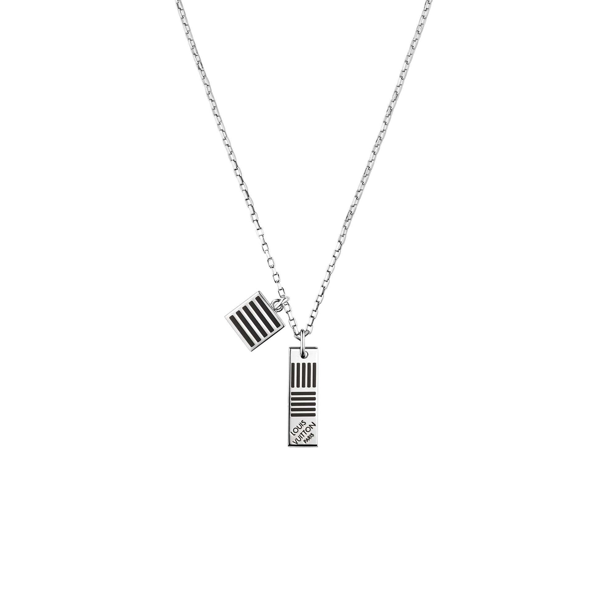 louis vuitton damier necklace