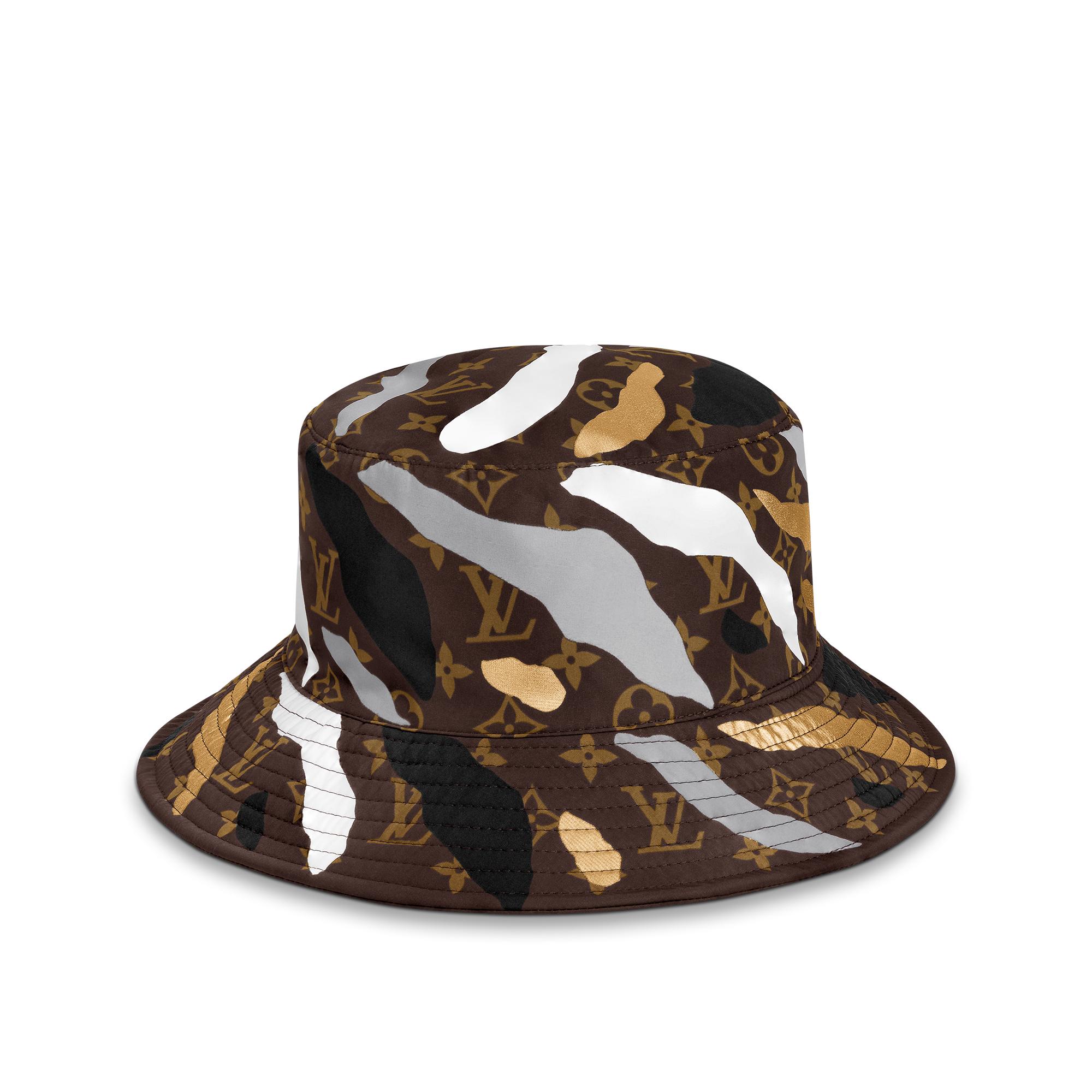 white louis vuitton bucket hat