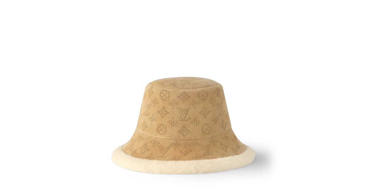 Fashion Lux Beige Monogram Bucket Hat Unisex Reversible Monogram Bucket Hat - Caps & Hats - New In  main image 3
