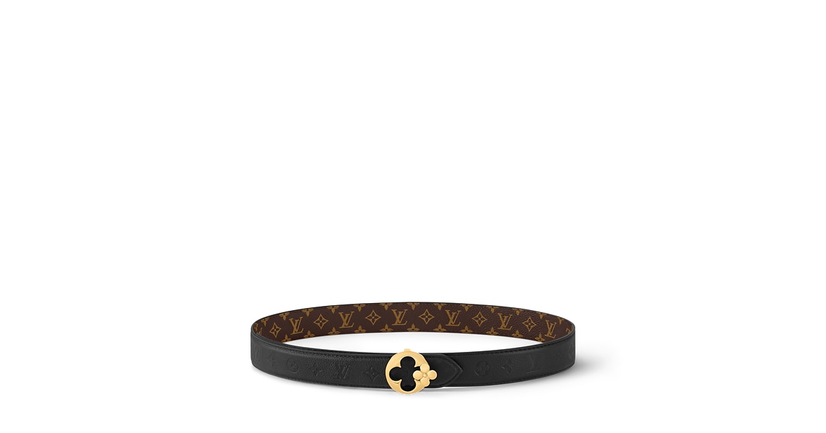 LV Flowergram Round 30mm Reversible Belt Monogram - Women 
