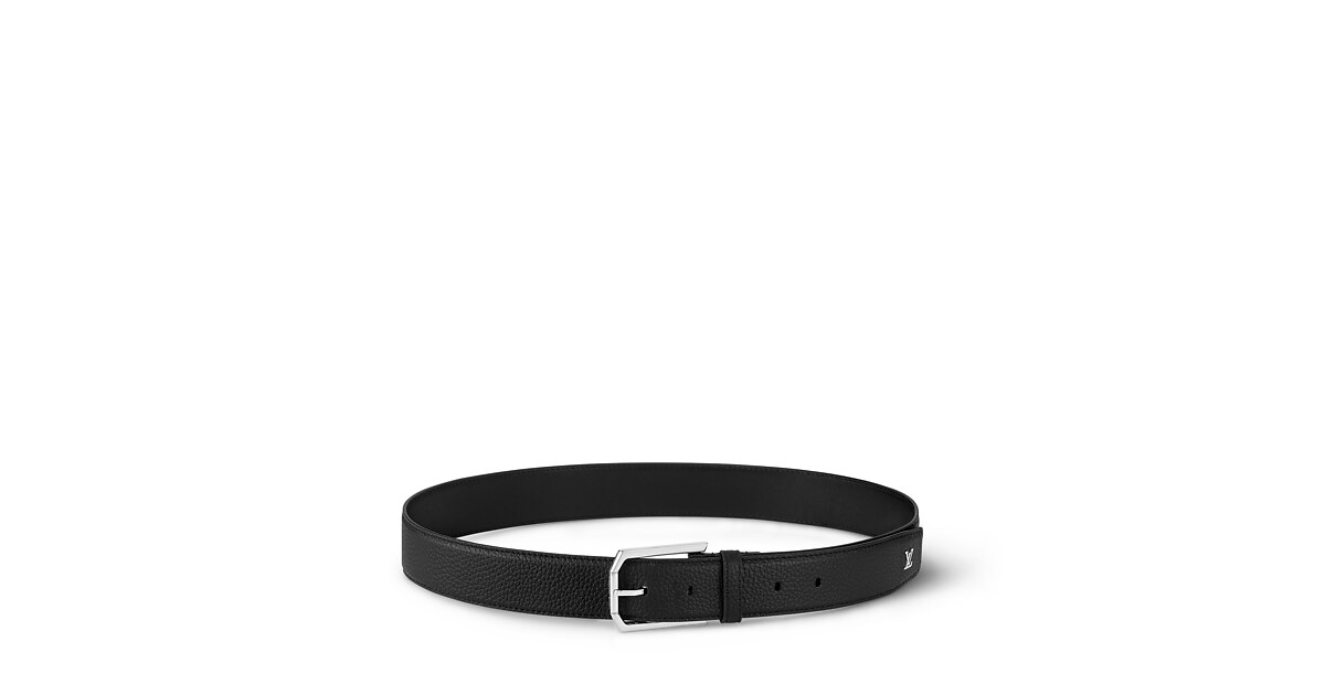 LOUIS VUITTON Belt Leather Black LV Auth 133503 Heritage 35mm Belt Other Leathers - Men - Accessories  main image 4