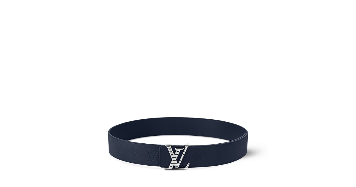 Louis Vuitton 90/36 Black x Silver Outline LV Shadow Belt 52lv218s LV Shadow 40mm Reversible Belt Monogram Shadow - Men  main image 4