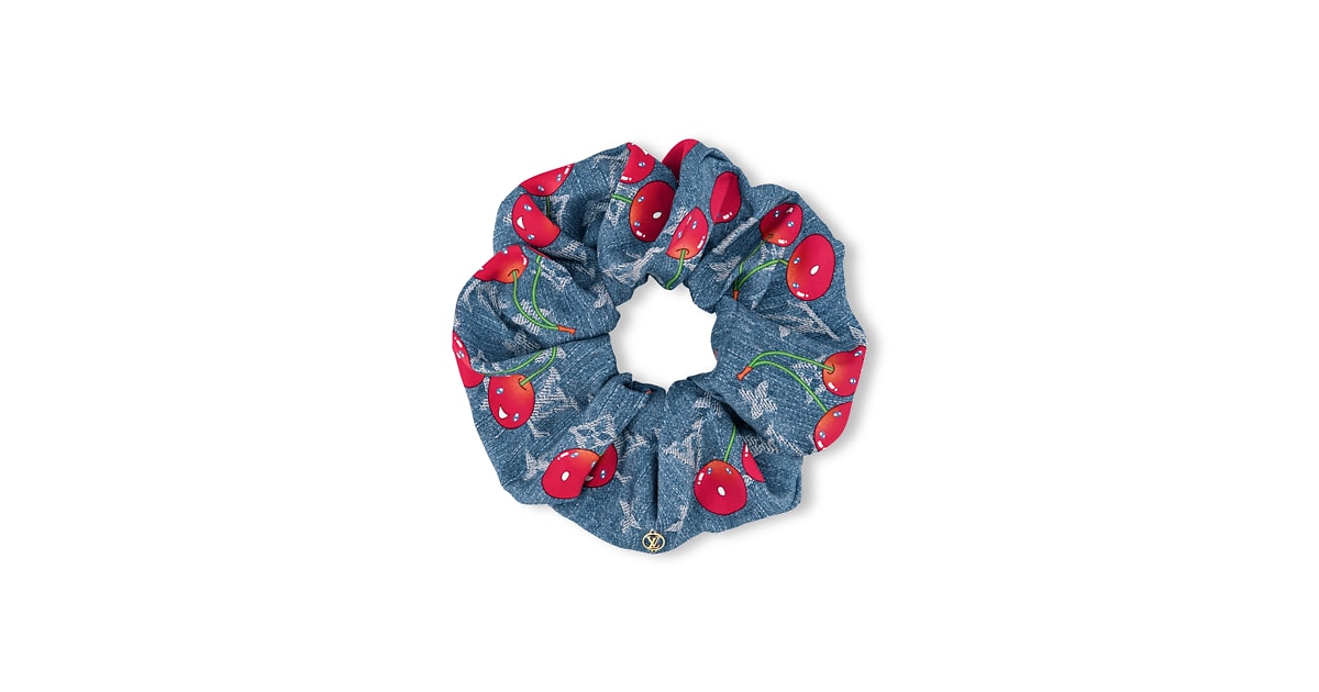 LV x TM Denim Cerise Scrunchy S00 - Women - Accessories 