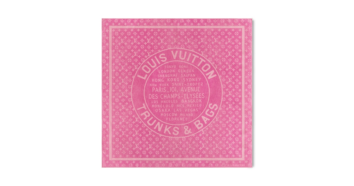 LV Denim Stamp Square 90 S00 - Women - Accessories | LOUIS VUITTON ®