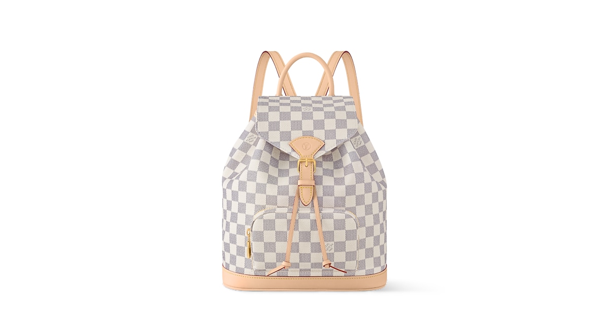 Louis Vuitton Backpack Collection Line Palm Springs PM Azur LOUIS VUITTON Palm Springs PM Monogram Canvas Brown Backpack main image 2
