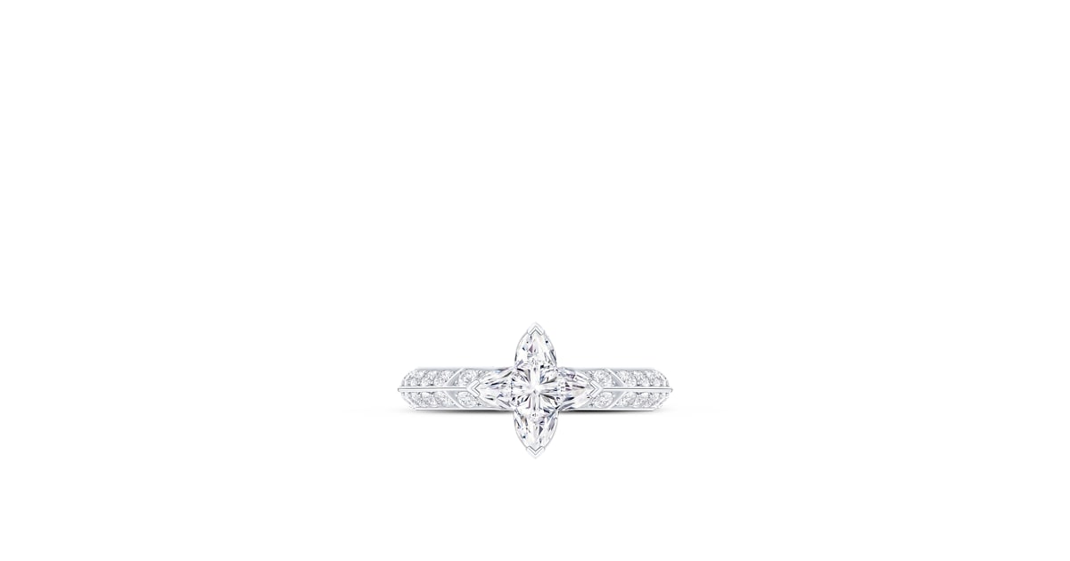 LV Diamonds Pavé Solitaire, LV Monogram Star cut