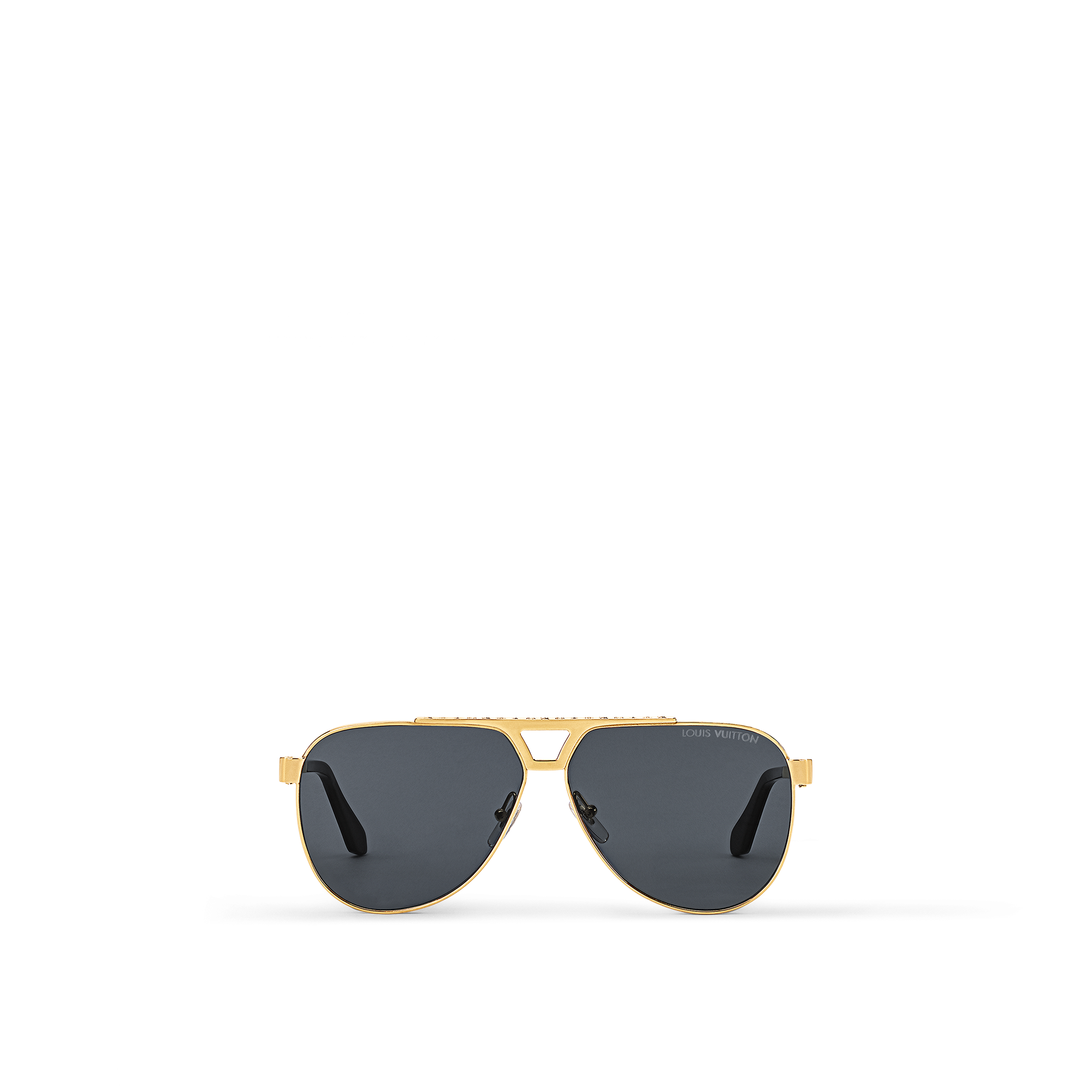 louis vuitton black aviator sunglasses