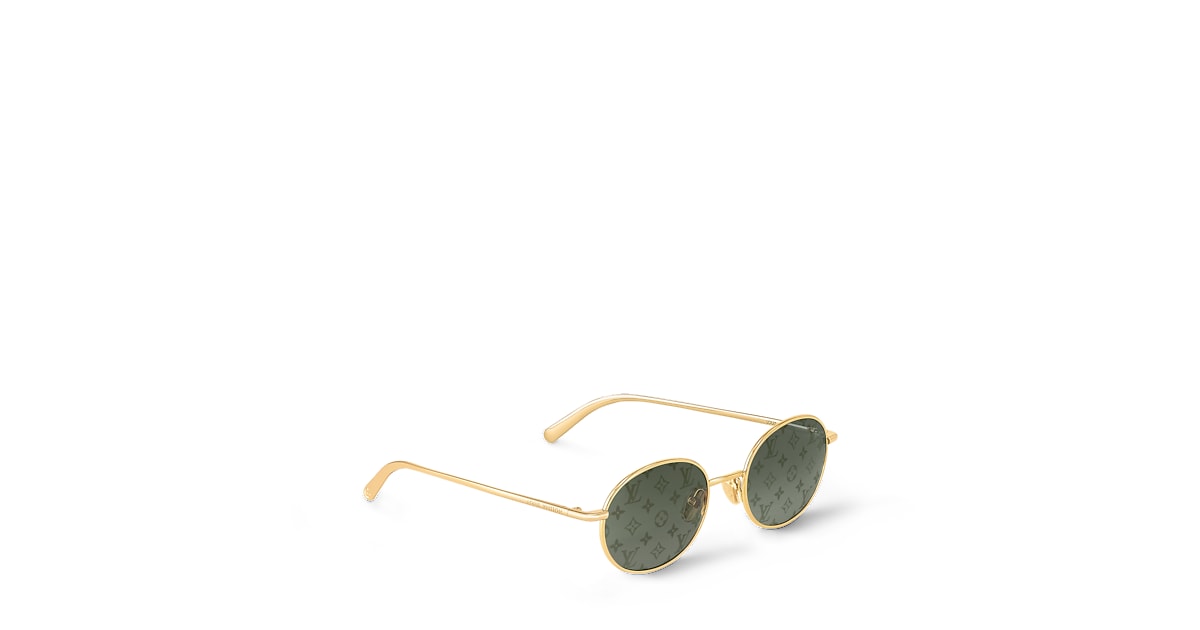 Louis Vuitton Spuzon Rond Sunglasses - Amber & Gold Z0094E LV Golden Mask Sunglasses S00 - Women - Accessories | LOUIS  main image 3