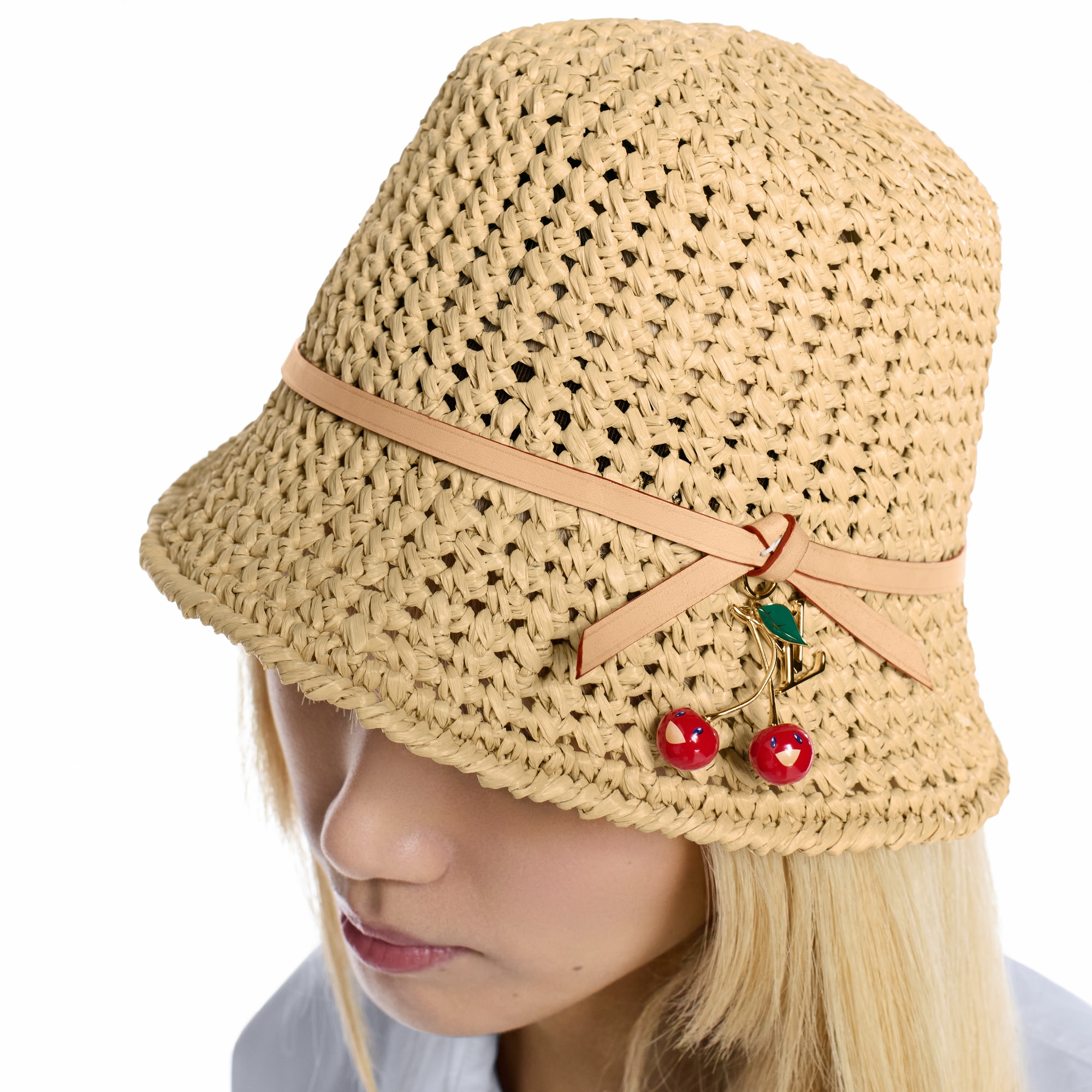 S00 Accessories Hats and Gloves  LV x TM Cerise Charms Hat | Louis Vuitton ® (Product zoom)