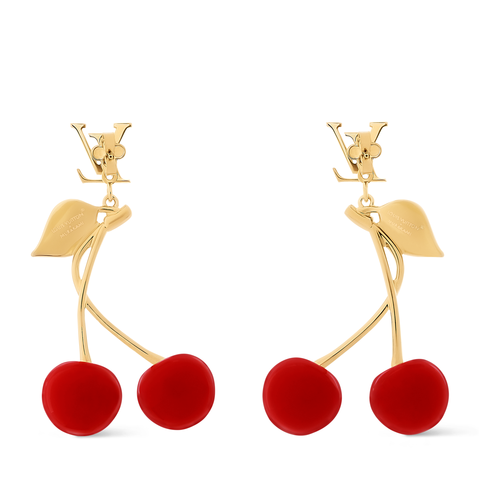 S00 Fashion Jewelry Earrings  LV x TM Cerise Earrings | Louis Vuitton ® (Product zoom)