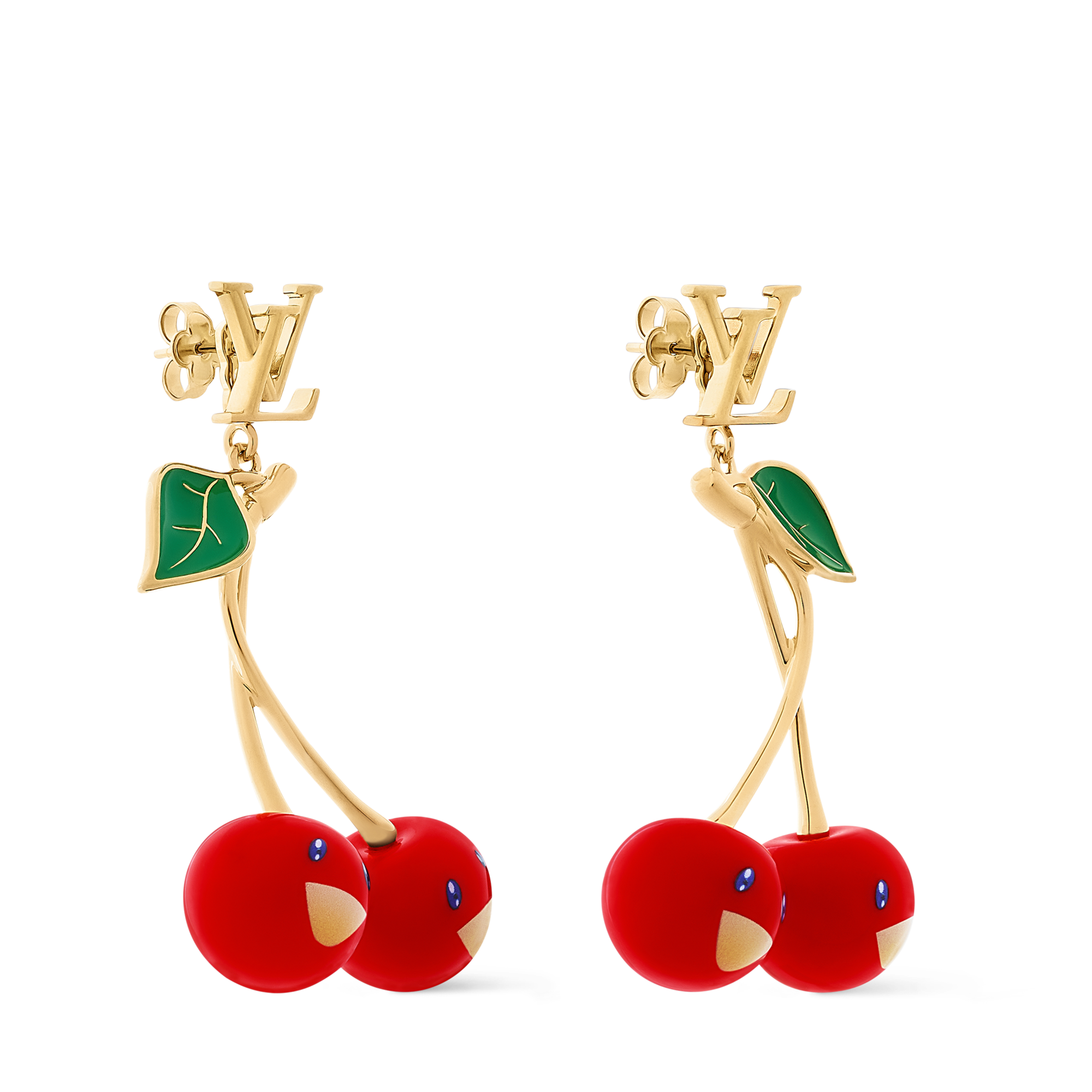 S00 Fashion Jewelry Earrings  LV x TM Cerise Earrings | Louis Vuitton ® (Product zoom)