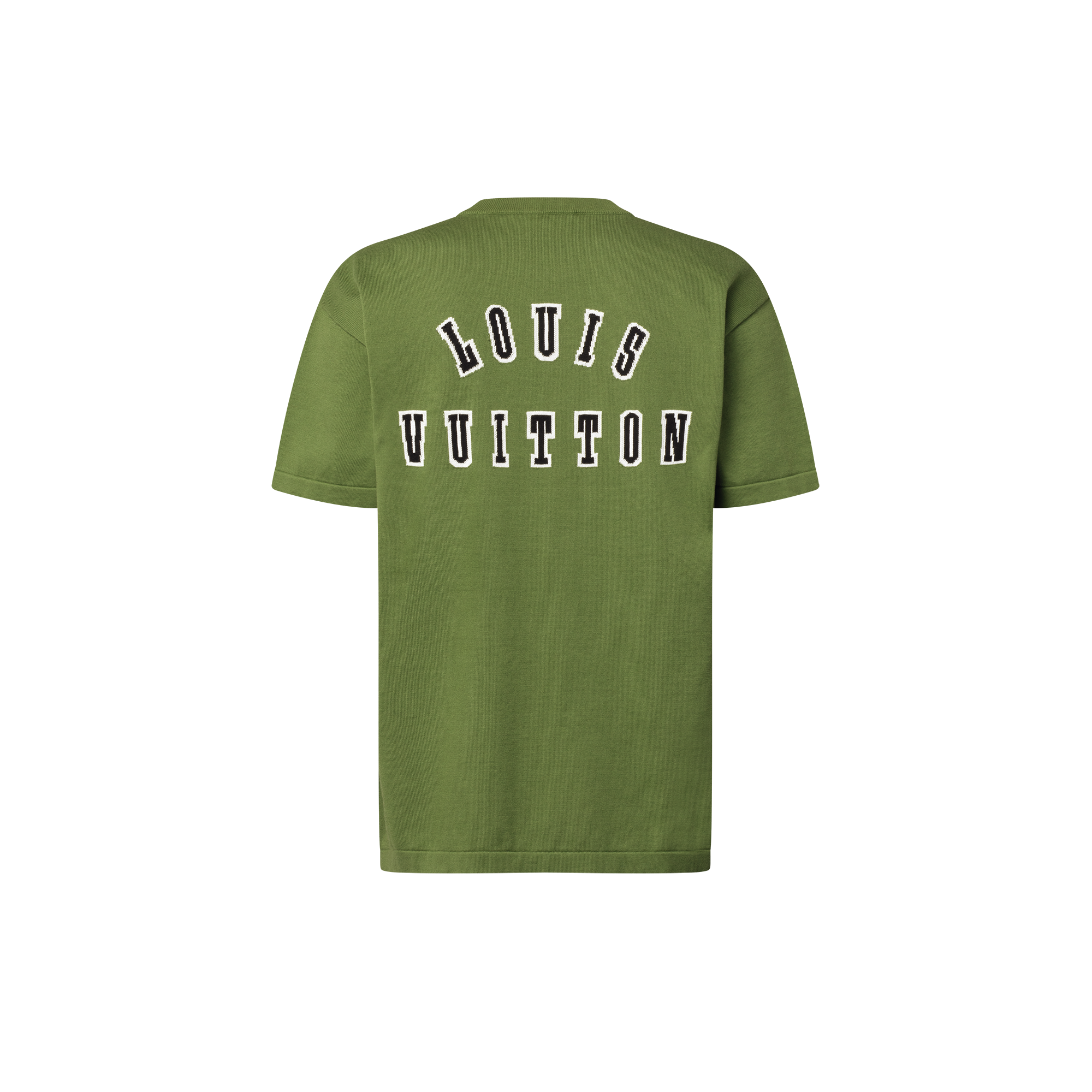  Ready-to-Wear All Ready-to-Wear  Short-Sleeved Cotton Crewneck | Louis Vuitton ® (Product zoom)