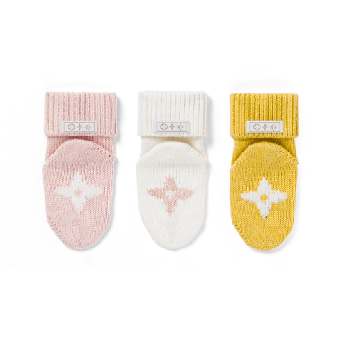 S00 Gifts for Babies } 3 Socks Set | Louis Vuitton ® (Product zoom)