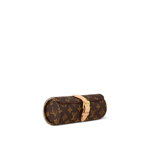 Monogram Canvas Travel Travel Accessories 3 Watch Case | Louis Vuitton ® (Product zoom)